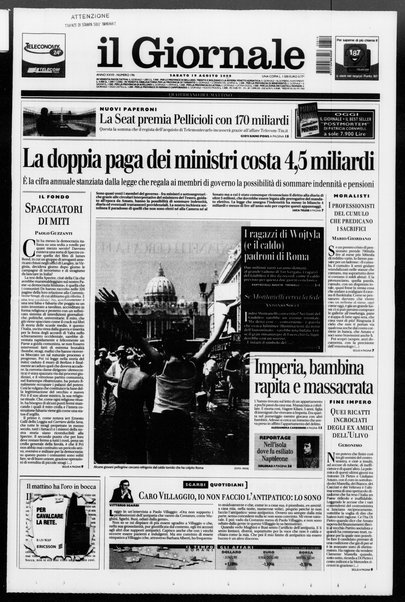 Il giornale : quotidiano del mattino